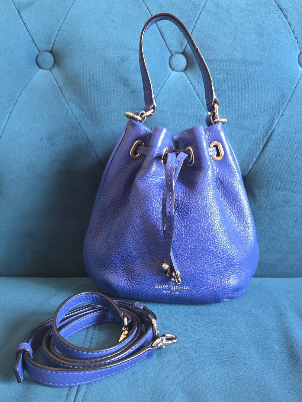 KATE SPADE Leather Bucket Bag